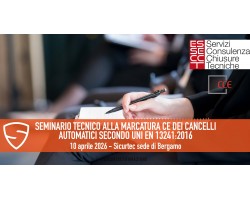 Cancelli Automatici: Marcatura CE secondo UNI EN 13241:2016